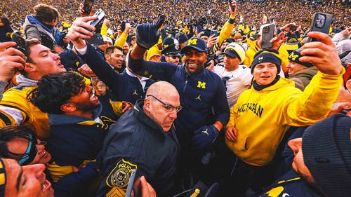 BIG TEN Trending Image: Jim Harbaugh's return puts 'legend' Sherrone Moore back in a support role, for now